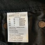 American Eagle  Size 00 Women's Teen Girl Black Denim Skirt New with tag NWT Photo 8