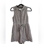 Anthropologie ‎ blue striped romper size 6 Photo 1