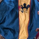 Disney 2000s  Mickey Mouse denim tote hobo duffle sac satchel bag with pink and yellow accents Photo 7