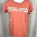Roxy Logo Floral Flower Tee Top Photo 1