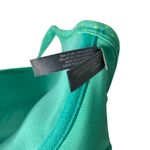 Aerie  Nina Polka Dot Ruffle Halter Padded Bikini Top 36D Green Retro Swimwear Photo 4