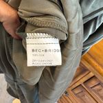 Bec & Bridge  Classic Silk Asym Midi Dress Green One Shoulder Size 6 Photo 6