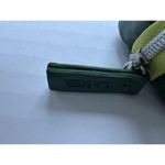 La Mer green zip top makeup bag / travel case Photo 2