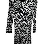 White House | Black Market Chevron Crochet Knit Tunic Dress Size M Semi Sheer Y2k Photo 2