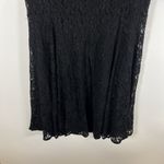 L.K. Bennett Black Lace Short Sleeve Knee Length Sheath Dress‎ Size 10 Designer Photo 7