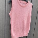 Vintage Sleeveless Sweater Pink‎ Pink Size M Photo 3