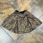 ZARA Basics Pleated Belted Mini Skirt Medium Photo 3