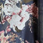 ASOS Maternity Navy Floral Dress Size US 6 Flowy Blue Photo 8