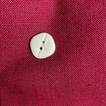 Salvatore Ferragamo Red Blazer Size 14 Mother of Pearl Shell Buttons Festive Photo 2