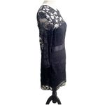 BB Dakota So Noir So Good Black Lace Overlay Sheath Dress Size 10 Dressy Elegant Photo 2