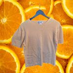 Pendleton  Women's Yellow Cotton Crewneck Short‎ Sleeve T-Shirt Size L Photo 1