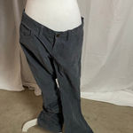 PINK - Victoria's Secret Women's PINK Gray Corduroy Boot Cut Pants Size 8 with Pink Accents Photo 0