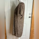 209 WST 38 New York Fuzzy Midi Dress size Large Tan Photo 2