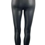Spanx  Black Faux Vegan Leather High Waist Skinny Trousers Leggings Pants Size S Photo 2