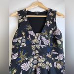 ALC Frank A.L.C “Hayley” tiered floral/black midi dress Women Sz 6 Tiered Silk Midi Dress Photo 5