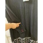 NEW Hatley Womens Knit Sweater Shift Dress XL Preppy Casual BLACK Geometric Photo 2