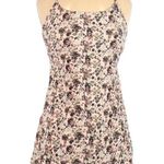 Talula Aritzia  Pink Ditsy Floral Strappy Back Mini Dress Womens 6 Girly Romantic Photo 2