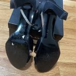 Nina  Black Patent Leather Strappy Heels Photo 3
