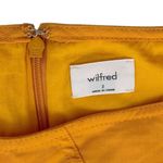 Aritzia Wilfred Autier Tuscan Sun Linen Blend Midi Skirt in Orange Ruffle Photo 6