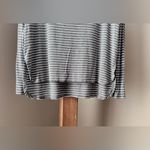 American Eagle  Soft & Sexy V-Neck Long Sleeve Tee Grey White Stripes Size Small Photo 4