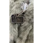 Woolrich VTG  Womens Plush Grey "Tumbleweed Leaves" Jacket Hooded Sz S Photo 6