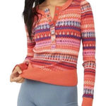 Free People NEW Movement Rally Printed Layer, XS Photo 0