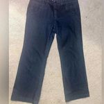 Ann Taylor Curvy Fit Skinny Crop Dark Wash Jeans Size 4 Photo 1