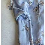 Endless Rose Ruffled Bell Sleeve Blouse Top Women Sz S Floral Baby Blue Mockneck Photo 10