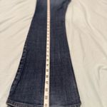 7 For All Mankind VTG Y2K Sz: 28 Flare Jeans Indigo Low Rise Stretch USA. Photo 4