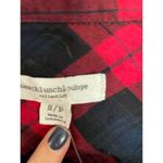 beach lunch lounge NWT plaid peplum button down Photo 4
