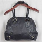 Banana Republic Large Black Leather Shoulder Bag Photo 0