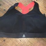 Reebok  L/XL black &orange athletic racerback wireless  bra Photo 0