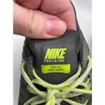 Nike Free 1.0 Cross Bionic Training Shoes Women Gray Neon Yellow Lace Size 8.5 Photo 2