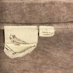 White Crow long sleeve tunic shirt top semi sheer paneled airy Mauve large Photo 2