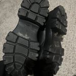 Chunky Mid Rise Black Boots Size 7 Photo 1