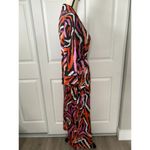 Diane Von Furstenberg  Target Disco‎ Zebra Pink Black Orange ROBE Size XS w Belt Photo 2