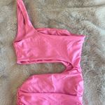 Tiger Mist Pink Ruched Dress Photo 1