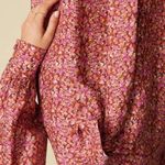 Amour Vert Marais Tie Belt Long Sleeve Mini Dress in Rennes Pink Photo 1