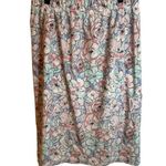 NWT STAN HERMAN FLORAL VELCRO BEACH SKIRT Pink Photo 1