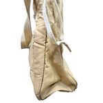 VTG 70s Retro Fall Leaves Tan Nylon Shoulder Bag Canvas Strap Women’s Medium Bag Photo 6