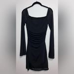 Cider  Little Black Dress NEW!  Long Sleeve Women’s SZ XS. Sheer Bell Sleeves Photo 2