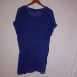 Style & Co . 2X Super Thin Lapis Short Sleeve Top Plus Photo 2