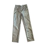 Wilfred Aritzia The Melina Faux Leather Pants Women’s 2 Chocolate Brown Straight Photo 1