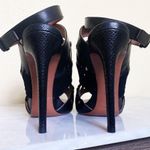 A.L.C. Auth. ALAÏSnakeskin Embossed Strappy Heels Photo 7