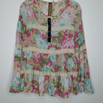 Aratta Silent Hourney shirt with lace details size small Pink Photo 0