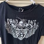 Windsor Motorcycle Graphic Cropped Tee Photo 3