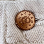 MOTHER Snacks The Side Dish Cargo Skimp Jeans White Baggy Sz 29 NWT $330 USA Photo 5