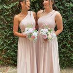 Azazie Bridesmaids Dress  Molly Blushing Pink Bridesmaid Dress Photo 4