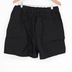 American Giant Women's Linen Short Size XL Made In USA Black Photo 4