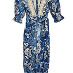 Farm Rio  Full Of Flowers Ruffle Jumpsuit, Sz M Photo 2